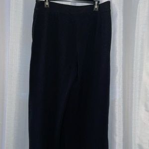 Tahari Arthur S. Levine Black Wide Leg Drop Waist Pant Sz 10. NWOT